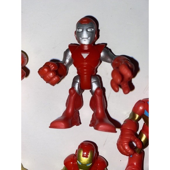 Marvel Playskool Heroes Lot Iron Man Mark Hall Armor Classic Silver Centurion - Picture 5 of 15